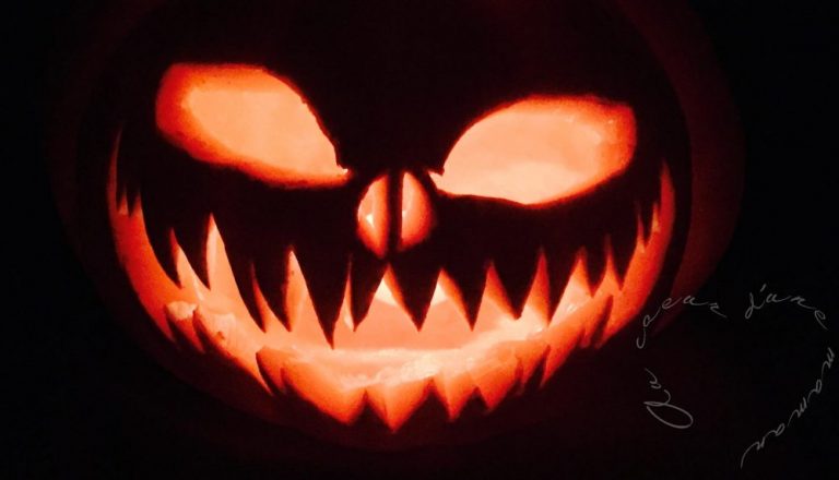 Mise en lumière de la citrouille