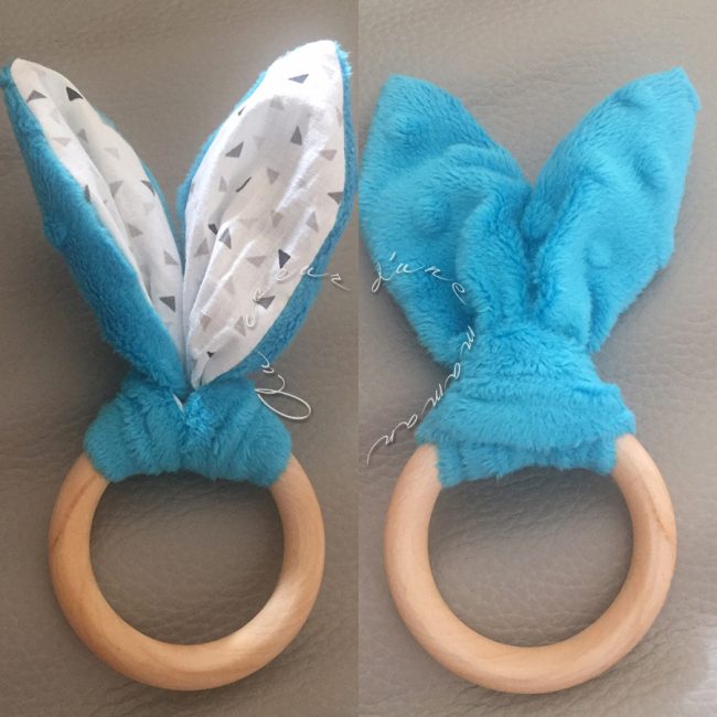 aucoeurdunemaman-hochet dentition Hochet lapin