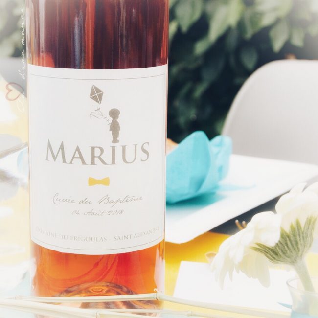 aucoeurdunemaman-bapteme-bouteille-etiquette étiquettes de bouteille