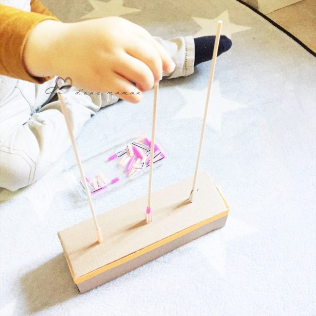 tiges et perles à enfiler