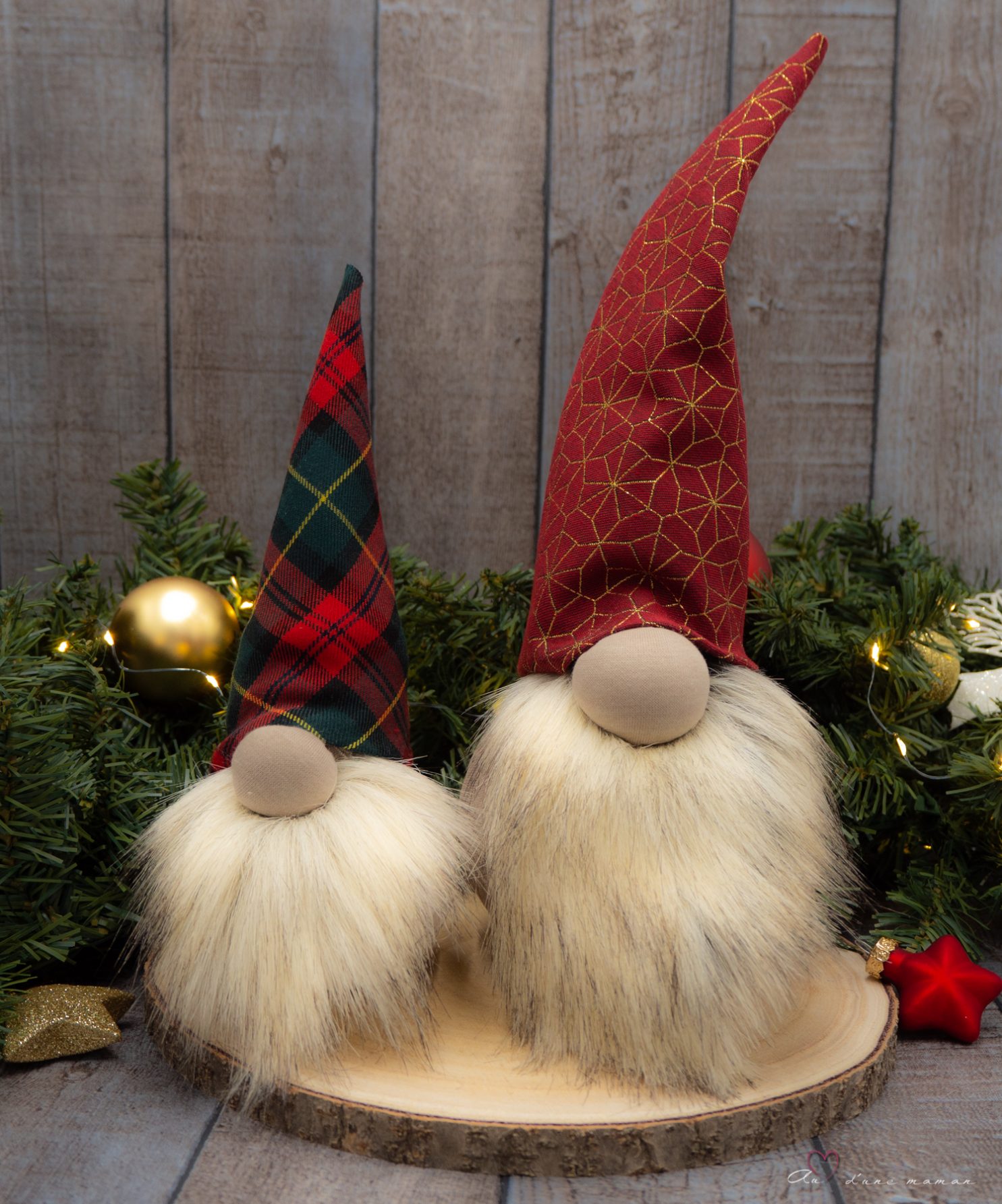 Tuto Fabriquer des gnomes de Noël sans couture Au coeur d'une maman