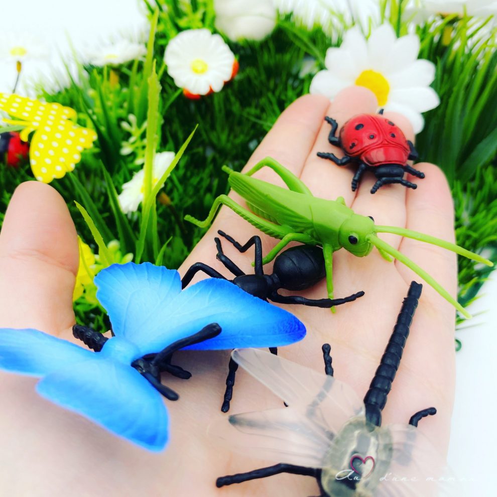 figurines insectes