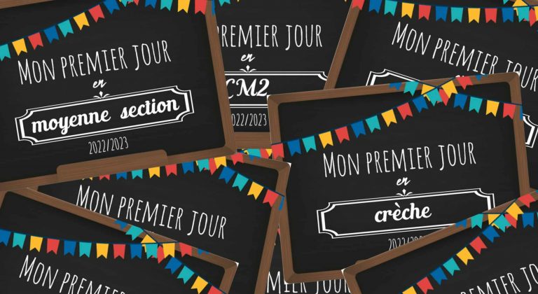 panneaux de rentrée